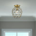 Livex Lighting - 46598-01 - One Light Flush Mount - Paxten - Antique Brass