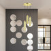Livex Lighting - 46753-12 - Three Light Pendant - Ardmore - Satin Brass w/ Polished Brasss