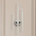 Livex Lighting - 49343-91 - Three Light Wall Sconce - Denmark - Brushed Nickel w/ Blacks