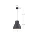 Kuzco Lighting - 494213-BK - One Light Pendant - Cradle - Black