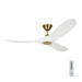 Visual Comfort Fan - 3MAVR52RZWBBS - 52 Inch Ceiling Fan - Maverick - Burnished Brass