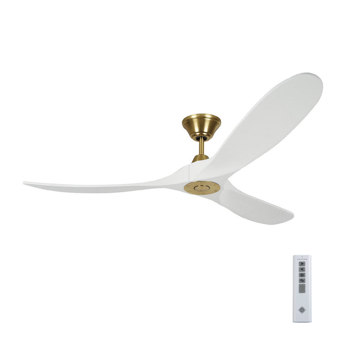 Visual Comfort Fan - 3MAVR60RZWBBS - 60 Inch Ceiling Fan - Maverick - Burnished Brass