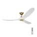 Visual Comfort Fan - 3MAVR60RZWBBS - 60 Inch Ceiling Fan - Maverick - Burnished Brass