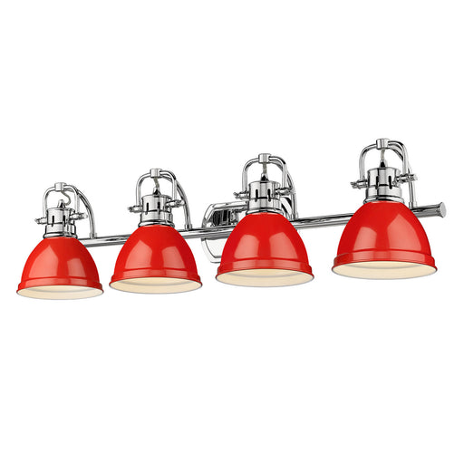 Duncan Four Light Vanity Chrome