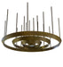 Meyda Tiffany - 172709 - LED Pendant - Zarkov - Gold Matte