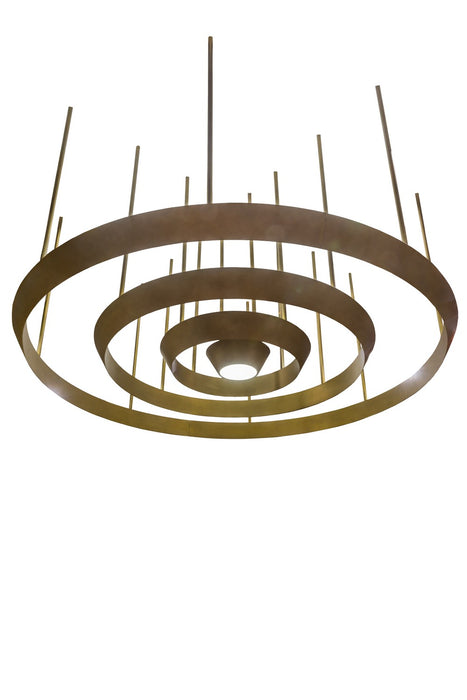 Meyda Tiffany - 172709 - LED Pendant - Zarkov - Gold Matte