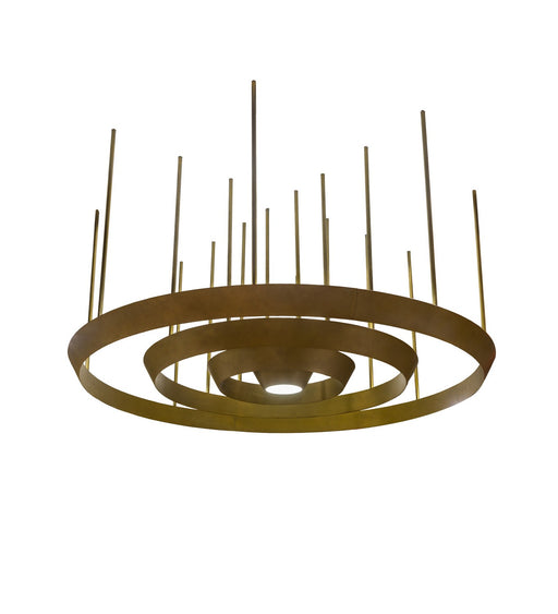 Meyda Tiffany - 172709 - LED Pendant - Zarkov - Gold Matte