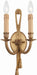 Metropolitan - N9681B - Two Light Wall Sconce - Metropolitan Family - French Gold