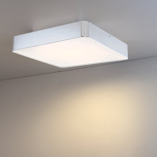 BAYS BAYS,1LT LED FLUSH,LRG,CHROME Chrome