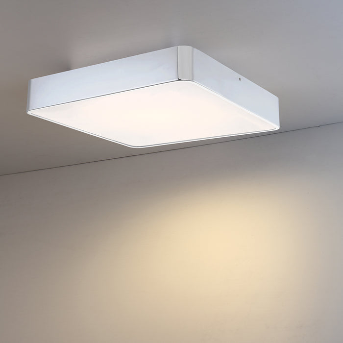 Eurofase - 30163-010 - BAYS,1LT LED FLUSH,LRG,CHROME - BAYS - Chrome