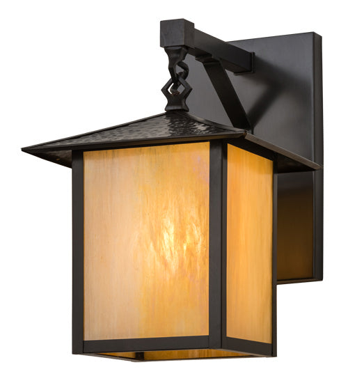 Meyda Tiffany - 2561 - One Light Wall Sconce - Seneca - Craftsman Brown