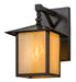 Meyda Tiffany - 2561 - One Light Wall Sconce - Seneca - Craftsman Brown