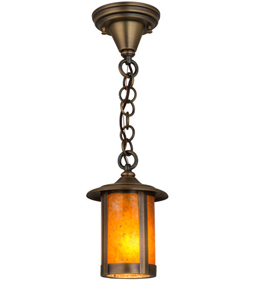 Meyda Tiffany - 3399 - One Light Mini Pendant - Fulton - Antique Brass