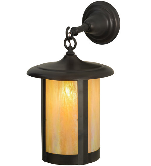 Meyda Tiffany - 3679 - One Light Wall Sconce - Fulton - Craftsman Brown