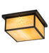 Meyda Tiffany - 4818 - Two Light Flushmount - Hyde Park - Craftsman Brown