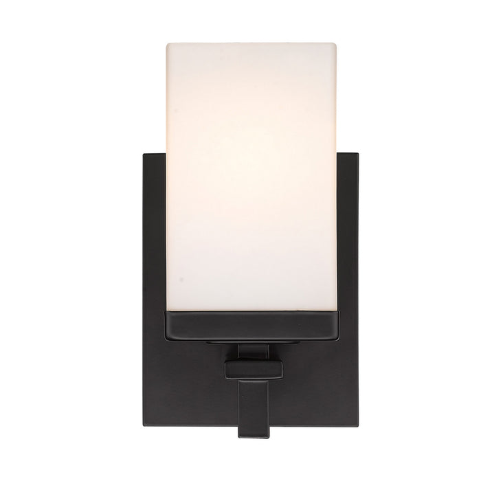 Golden - DDDD-BA1 BLK-OP - One Light Wall Sconce - Maddox - Matte Black