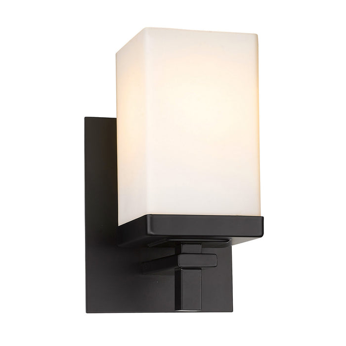Golden - DDDD-BA1 BLK-OP - One Light Wall Sconce - Maddox - Matte Black