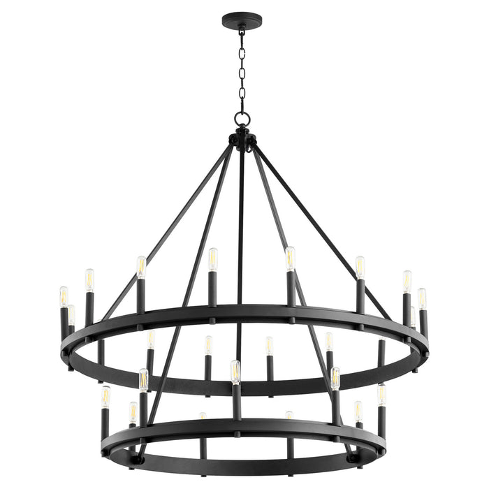 Quorum - 611-25-69 - 25 Light Chandelier - Aura - Textured Black