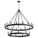 Quorum - 611-25-69 - 25 Light Chandelier - Aura - Textured Black