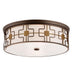 Minka-Lavery - 1846-104-L - LED Flush Mount - Dark Brushed Bronze W/Aged Bra