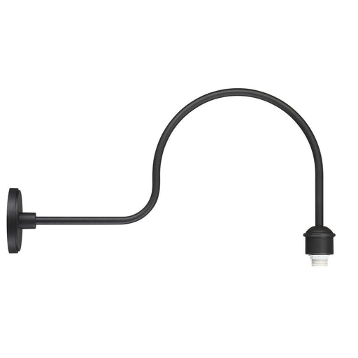 RLM One Light Outdoor Wall Mount Sand Black