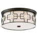 Minka-Lavery - 846-105-L - LED Flush Mount - Flush Mount - Dark Gray w/Polished Nickel