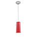 Access - 28033-3C-BS/CLRD - LED Pendant - Glass'n Glass Cylinder - Brushed Steel