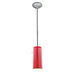 Access - 28033-3R-BS/CLRD - LED Pendant - Glass'n Glass Cylinder - Brushed Steel