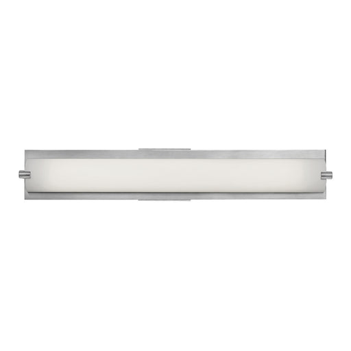Geneva LED Vanity Brushed Steel