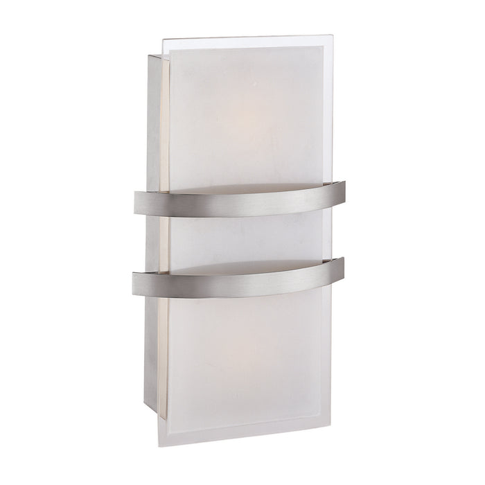 Access - 62218LEDD-BS/OPL - LED Wall Fixture - East Point - Brushed Steel