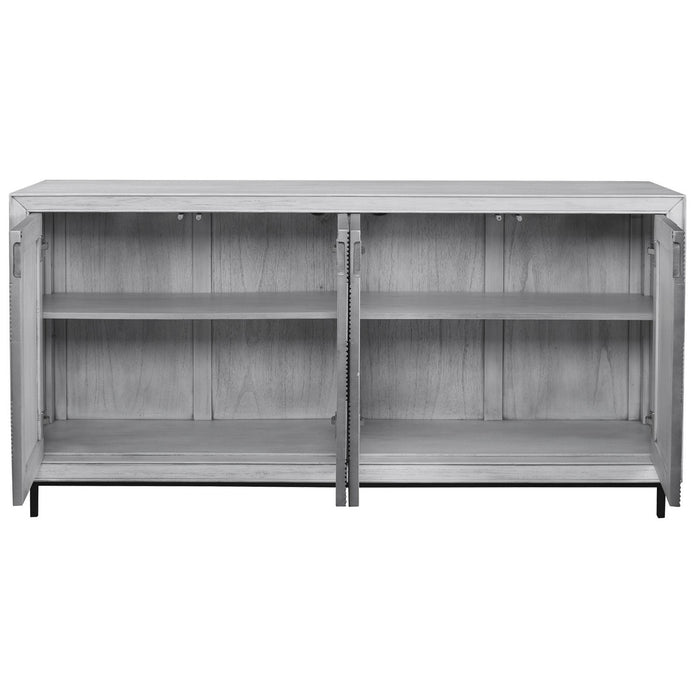 Uttermost - 25489 - Cabinet - Checkerboard - Light Gray