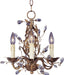 Maxim - 2855EG - Three Light Chandelier - Elegante - Etruscan Gold
