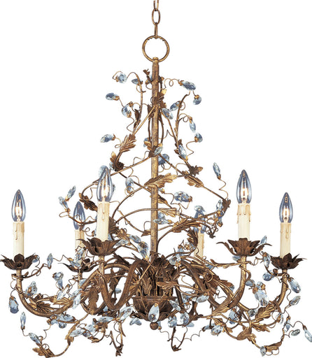 Elegante Six Light Chandelier