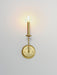 Maxim - 10321SBR - One Light Wall Sconce - Wesley - Satin Brass
