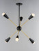Maxim - 11266BKSBR/BUL - LED Pendant - Lovell - Black / Satin Brass