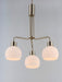 Maxim - 11276SWSN - Three Light Chandelier - Coraline - Satin Nickel