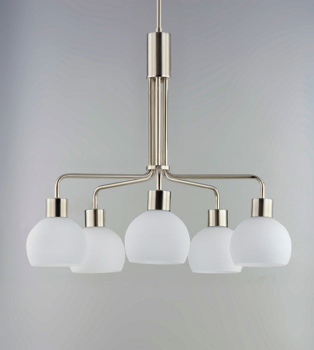 Maxim - 11277SWSN - Five Light Chandelier - Coraline - Satin Nickel