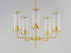 Maxim - 11475CRSBR - Five Light Chandelier - Crosby - Satin Brass
