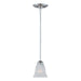 Maxim - 91011FTPC - One Light Mini Pendant - Basix - Polished Chrome