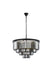 Sydney 17 Light Chandelier Matte Black-Large Chandeliers-Elegant Lighting-Lighting Design Store