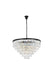 Sydney 33 Light Chandelier Matte Black-Large Chandeliers-Elegant Lighting-Lighting Design Store
