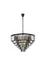 Sydney 33 Light Chandelier Matte Black-Large Chandeliers-Elegant Lighting-Lighting Design Store