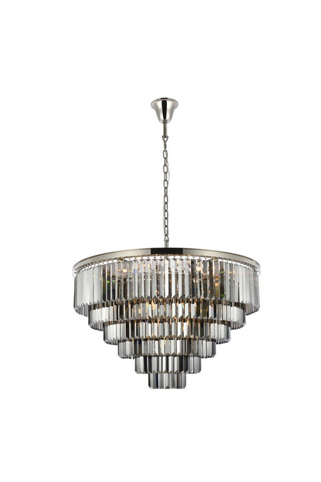 Sydney 33 Light Chandelier Polished Nickel-Large Chandeliers-Elegant Lighting-Lighting Design Store