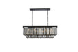 Sydney 12 Light Chandelier Matte Black-Large Chandeliers-Elegant Lighting-Lighting Design Store