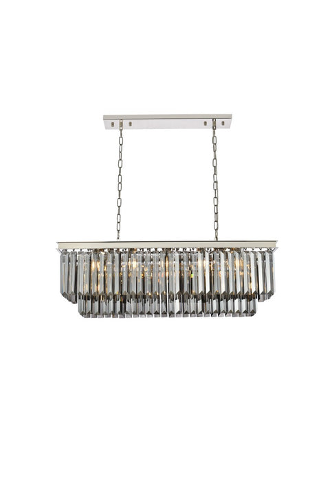 Sydney 12 Light Chandelier Polished Nickel-Large Chandeliers-Elegant Lighting-Lighting Design Store
