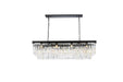 Sydney 12 Light Chandelier Matte Black-Large Chandeliers-Elegant Lighting-Lighting Design Store