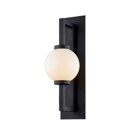 Darwin One Light Wall Sconce Textured Black