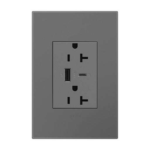 Adorne Tamper-Resistant Ultra-Fast USB Type-A/C Outlet