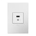 Legrand - ARUSB2AC6W4 - USB Type-A/C Outlet Module - Adorne - White