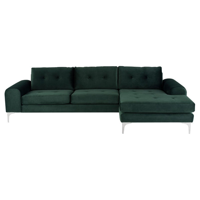 Nuevo - HGSC275 - Sectional - Colyn - Emerald Green